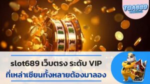 slot689 เว็บตรง ระดับ VIP ที่เหล่าเซียนทั้งหลายต้องมาลอง